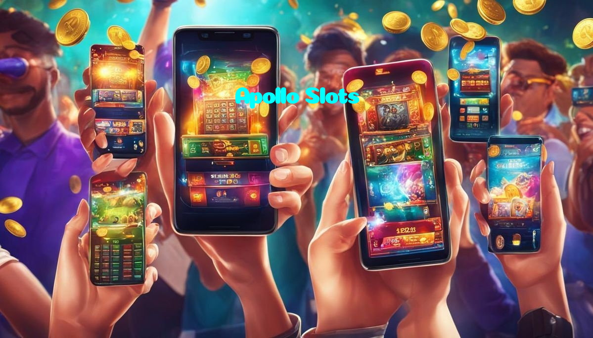 Apollo Slots casino presented on mobile device in Pakistan with slots and live games